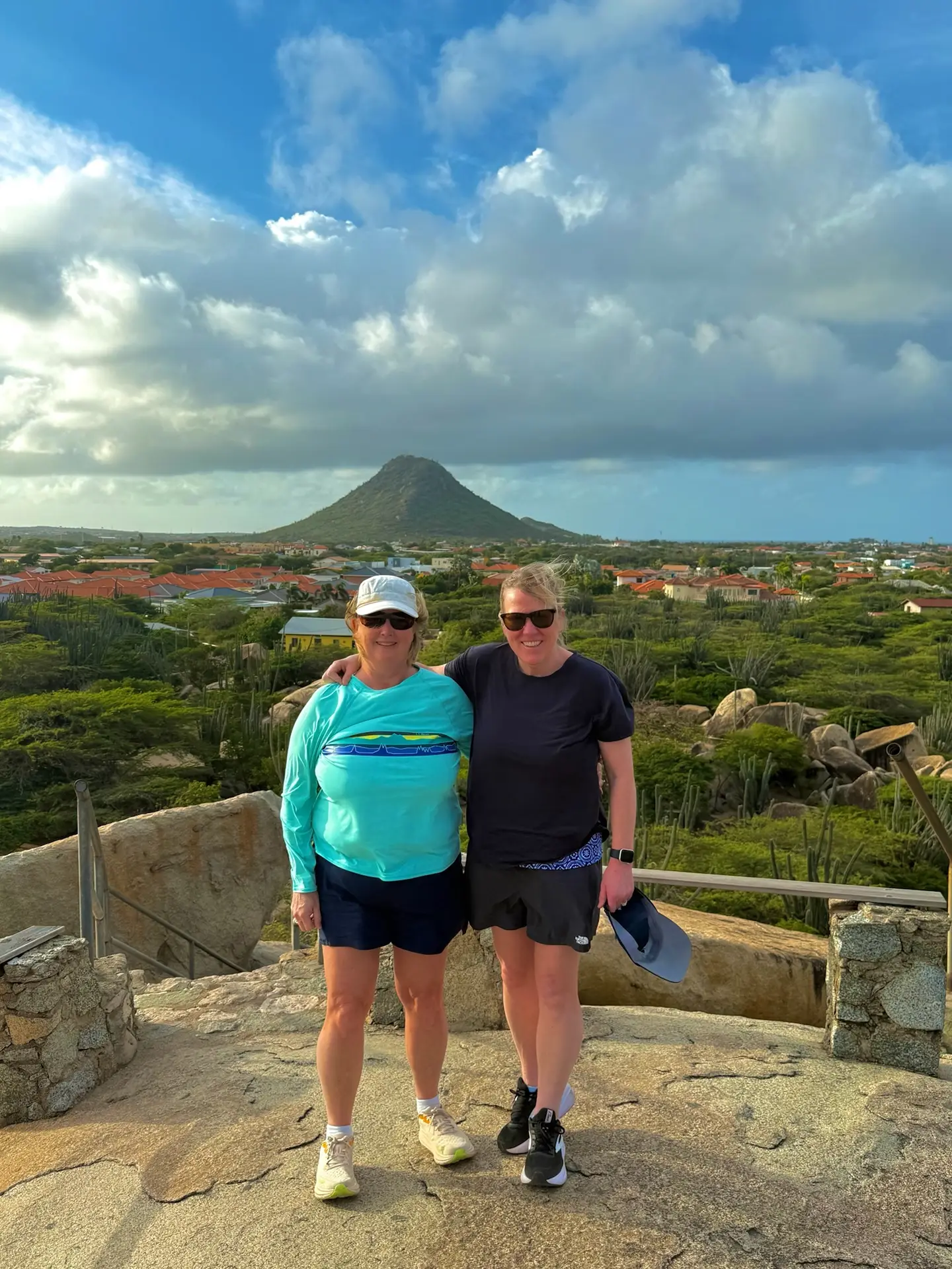 Guests enjoying the view from the top of Casibari